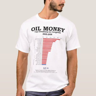 議会への油のお金 Tシャツ