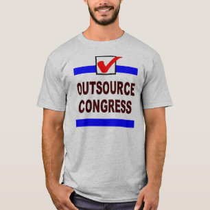 議会を外部委託して下さい Tシャツ