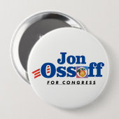 議会ボタンの#VoteYourOssoffのためのJon Ossoff! 缶バッジ (正面&裏面)