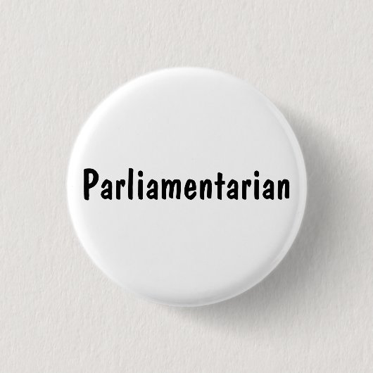 議会主義者 缶バッジ (正面)