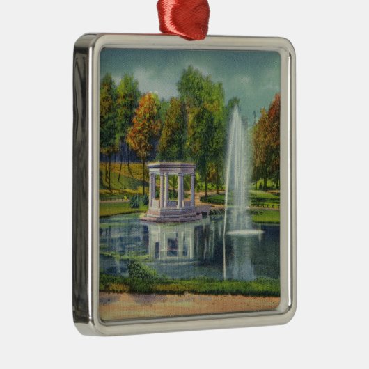 議会公園戦争記念物の眺め メタルオーナメント (右)