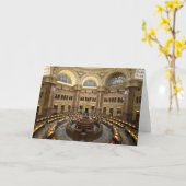 議会図書館 カード (黄色い花)