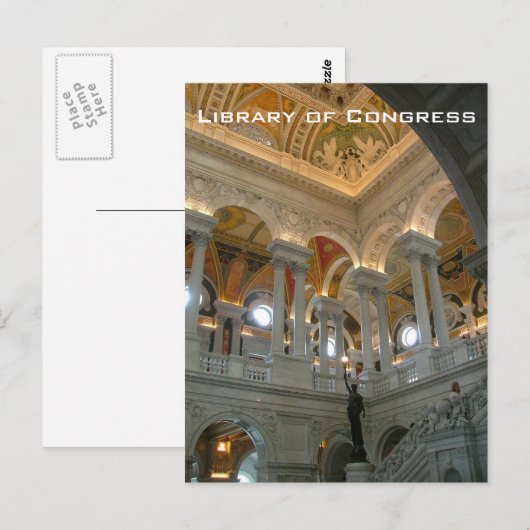 議会図書館 ポストカード (正面/裏面)