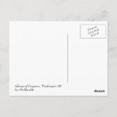 議会図書館 ポストカード (裏面)