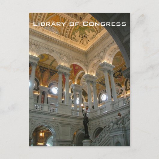 議会図書館 ポストカード (正面)