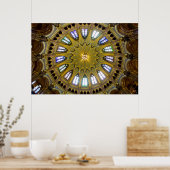 議会建物ドームインテリア ポスター (キッチン)