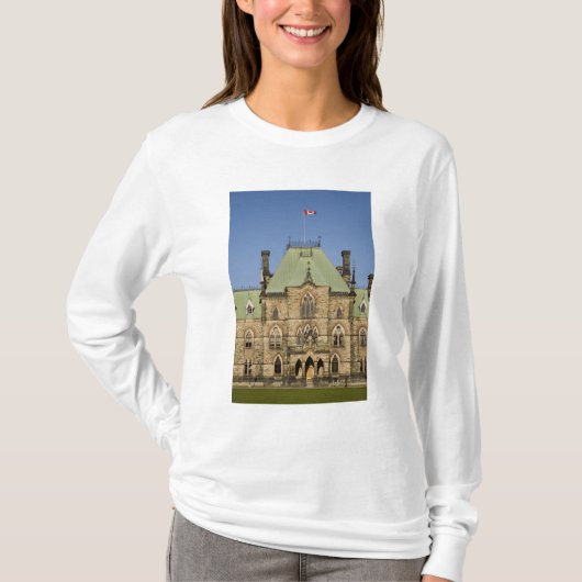 議会建物（カナダ、オンタリオ州オタワ） 2 Tシャツ (正面)