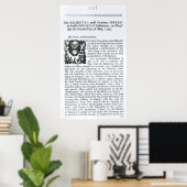 議会王室の両院での演説 ポスター (ホームオフィス)