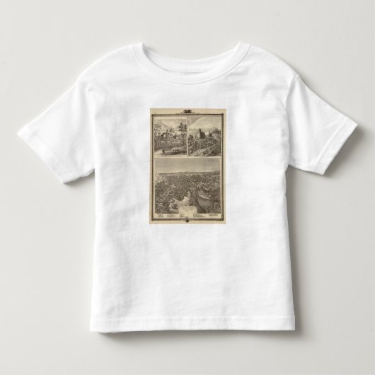 議会絶壁 トドラーTシャツ (正面)