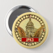 議会2012年のためのJPK3ヨセフP.ケネディ、III 缶バッジ (正面&裏面)