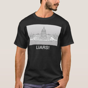 議会、うそつき、上院議員、政治、Tシャツ Tシャツ