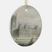 議会(グラファイト、ペン及びインク及びとのの家 セラミックオーナメント (右)