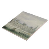 議会(グラファイト、ペン及びインク及びとのの家 タイル (側面)