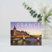 議会 | フランス パリ | 誕生日おめでとう ポストカード (スタンド正面)