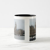 議会-ロンドンの家 ツートーンマグカップ (中央)