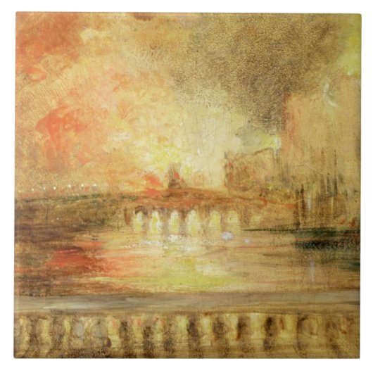 議会、previouslの家の焼却 タイル (正面)