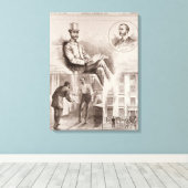 議員のC.S.パーネル氏の逮捕 キャンバスプリント (インサイチュ (ウッドフロア))