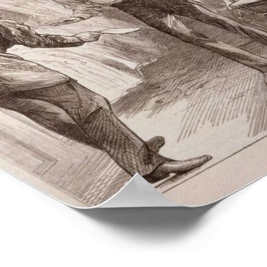 議員のC.S.パーネル氏の逮捕 ポスター (角)