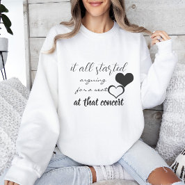 議席を求めて議論が始まった スウェットシャツ