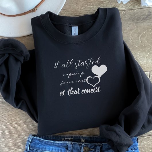 議席を求めて議論が始まった スウェットシャツ