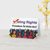 議決権の自由投票 カード (黄色い花)