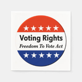 議決権の自由投票 スタンダードカクテルナプキン