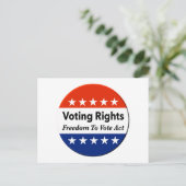 議決権の自由投票 ポストカード (スタンド正面)