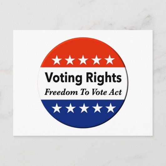 議決権の自由投票 ポストカード (正面)