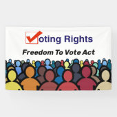 議決権の自由投票 横断幕 (横)