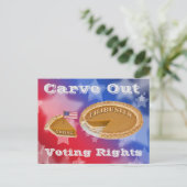 議決権フィリバスターの切り抜き ポストカード (スタンド正面)