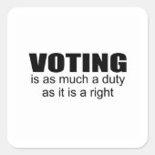 議決権 スクエアシール (正面)