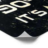 議論しない – 数学のポスター ポスター (角)