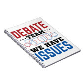 議論チーム私たちは問題を抱えておもしろいいる ノートブック (右側)