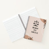 議論生まれする:将来の弁護士のためのノート ノートブック (内部)