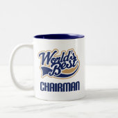 議長のギフト(世界のベスト) ツートーンマグカップ (左)