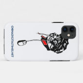 議長の猫の鳴き声は空腹です! Badiucao著iPhoneの場合 Case-Mate iPhoneケース (裏面(横))