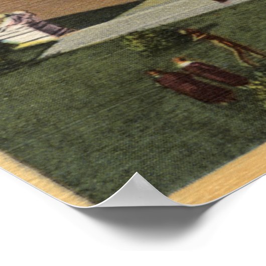 議長宮殿の景色 ポスター (角)