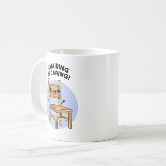 議長気には分おもしろいかち合い コーヒーマグカップ (正面左)