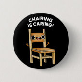 議長気にはPun Dark BGおもしろいを共有 缶バッジ (正面)