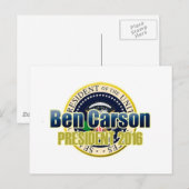 議長荷車を引くのベンジャミン・カーソン ポストカード (正面/裏面)