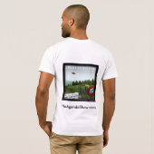 議題ショーのTシャツ無し Tシャツ (裏面フル)