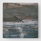 護岸II スクエア壁時計 (正面)