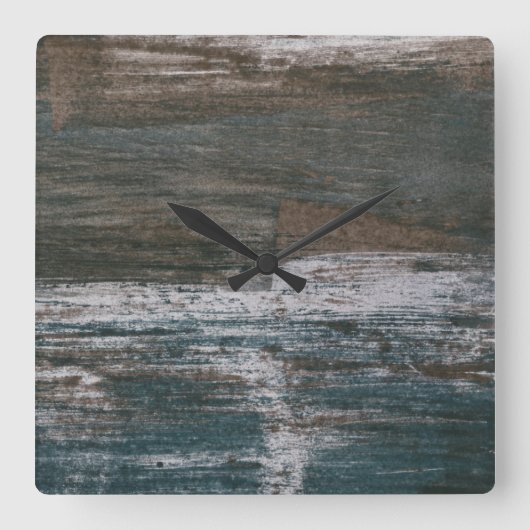 護岸II スクエア壁時計 (正面)