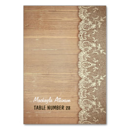 護衛結婚用カード テーブルナンバー