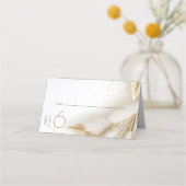 護衛 |ボヘエレガントミアン金ゴールドパンパ プレイスカード (正面)