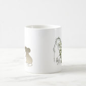 谷およびかわいいマウスの芸術のユリ コーヒーマグカップ (中央)