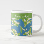 谷かわいらしのジャンボコーヒーマグリリー、ブルー ジャンボコーヒーマグカップ (右)