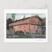 谷で最も古い家の1つ ポストカード (正面)