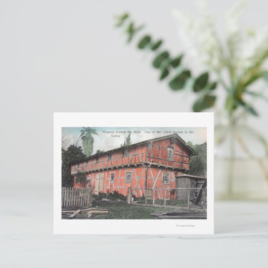 谷で最も古い家の1つ ポストカード (スタンド正面)