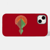 谷に日没ケースメイトiPhoneケース Case-Mate iPhoneケース (裏面 (横))